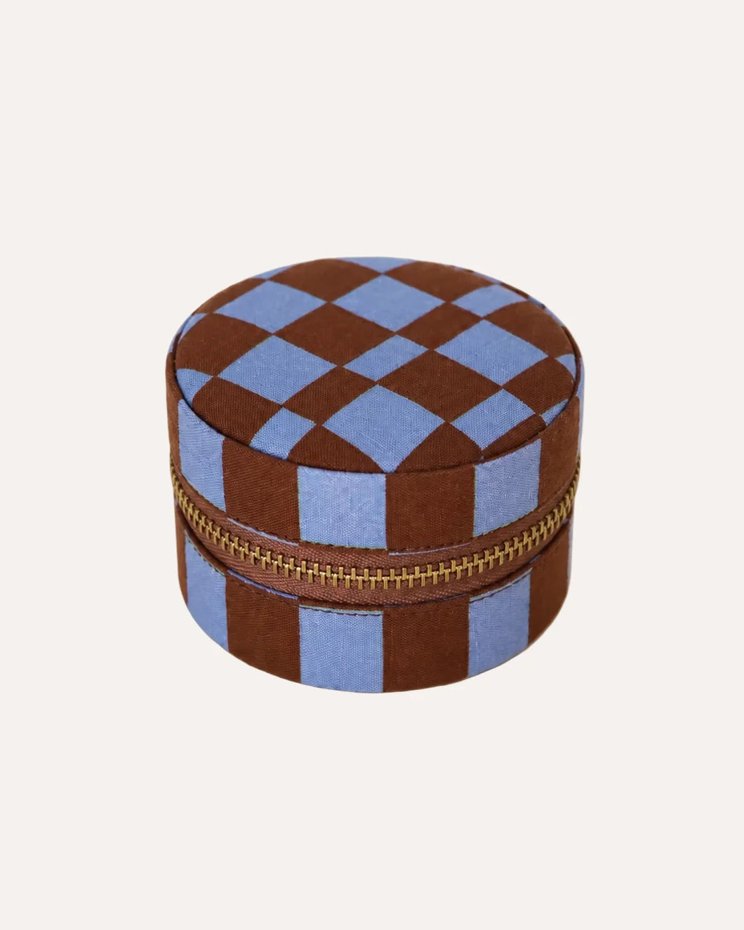 Blue & Brown Mini Jewellery Box