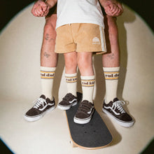 Rad Dad Orgainc Cotton Crew Socks - Natural