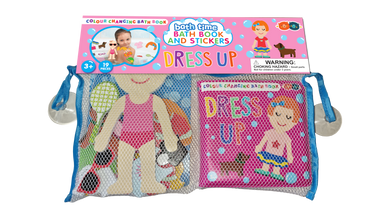 Colour Changing Bath Book & Stickers Dress Up