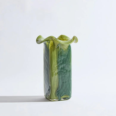 Cubism Green Vase
