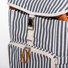 The Backpack Cooler - Laurens Navy Stripe