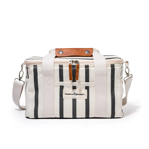 The Premium Cooler Bag- Monaco Black Stripe