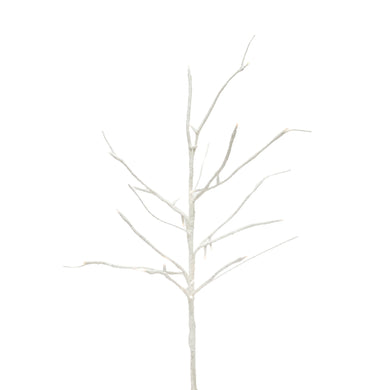White Glitter Branch LED