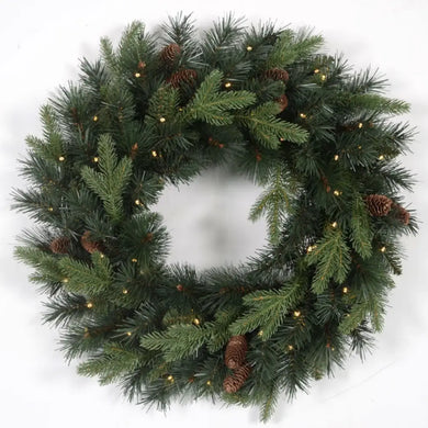 Evergreen Wreath - 60cm LED