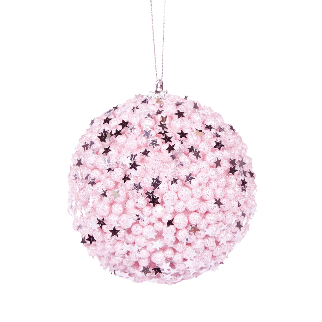 PINK STARS BAUBLE