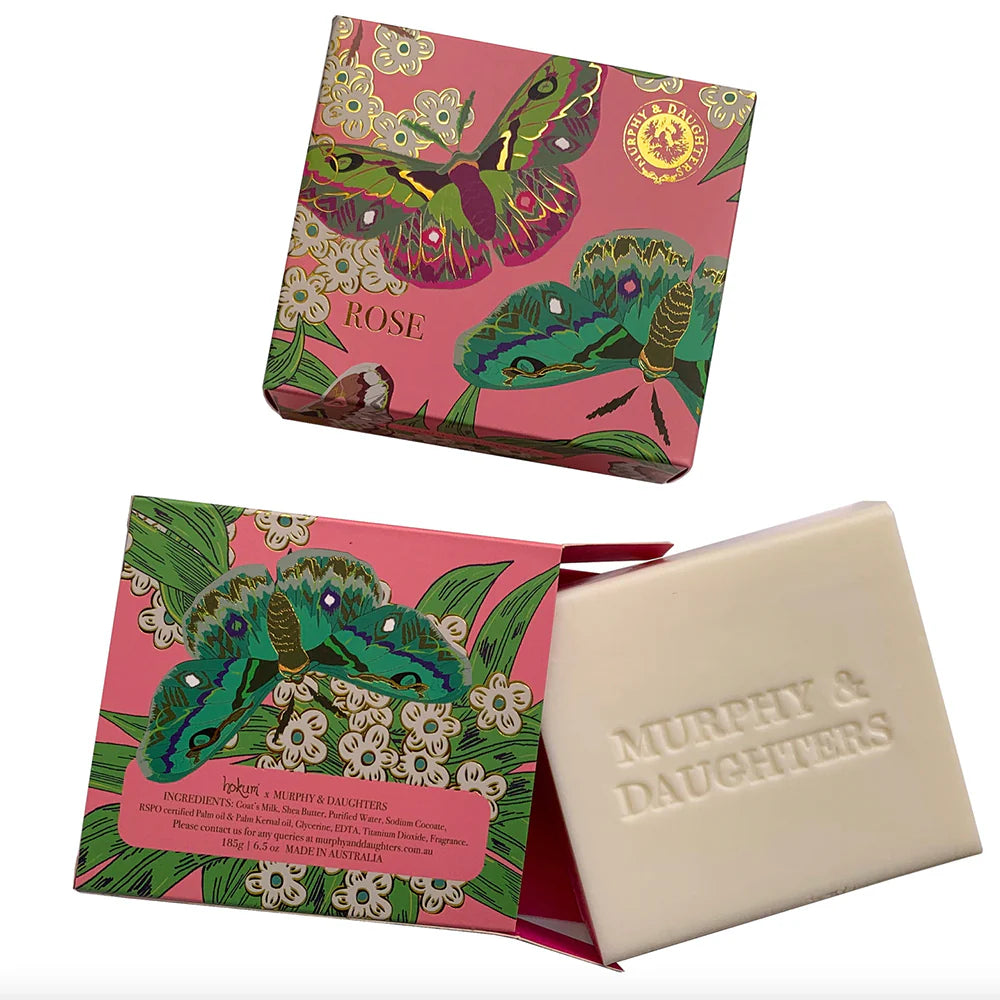 Message on a Soap - Rose