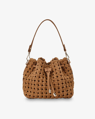 Box Weave Bucket Tan