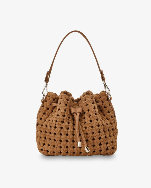 Box Weave Bucket Tan