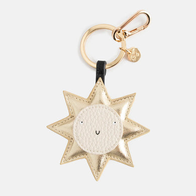 Gold Sun Keyring/ Bag Charm