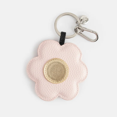 Pink & Gold Flower Keyring/ Bag Charm