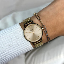 Boho Chic Petite Full Gold Link Watch