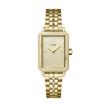 Fluette Gold Sand Textured Gold Link Watch