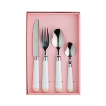 White & Beige Cutlery Set