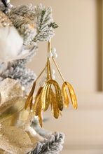 Metallic Gold Mistletoe Bunch