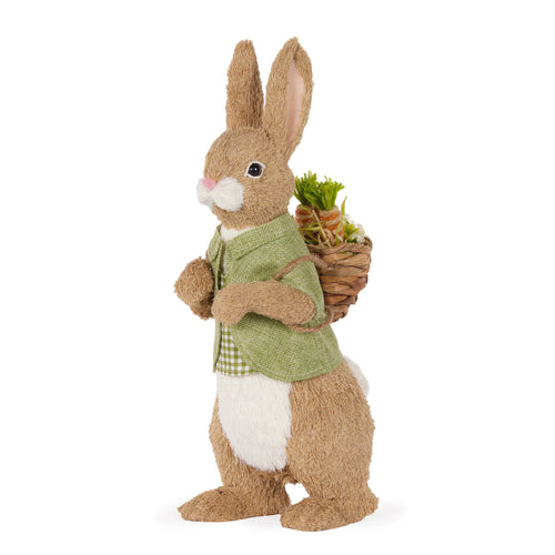 Mr Meadow Rabbit with Basket 39cm
