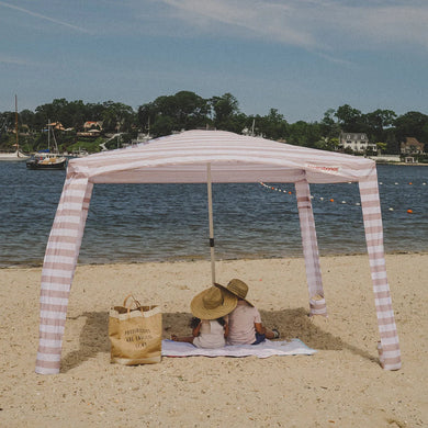 Beach Cabana Beige Stripe - Large