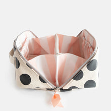 Mono Spots Flat Lay Washbag