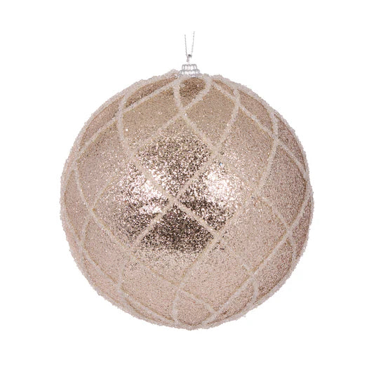 Lattice Champagne Bauble