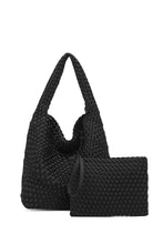 The Neoprene Bag Large Black/Gunmetal