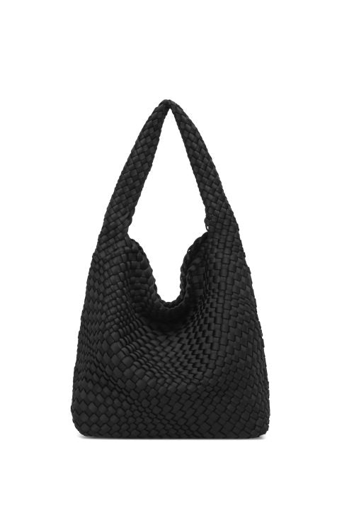 The Neoprene Bag Large Black/Gunmetal
