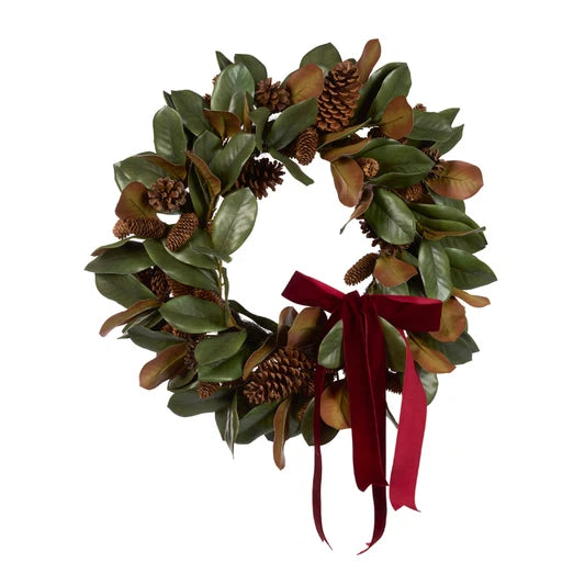 Magnolia & Pine Wreath (Pick Up Only)