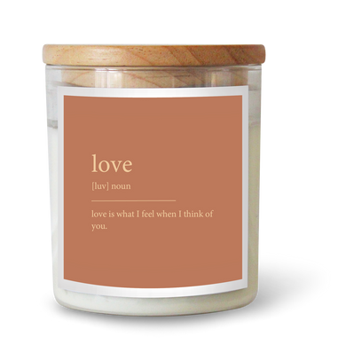 Goldie Love Dictionary Candle