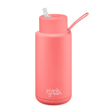 Ceramic Reusable Bottle 1L Straw (Various Colours)