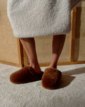 Hazelnut Sheepskin Slippers