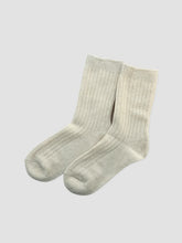 Wool Rib Wool Blend Socks (various)