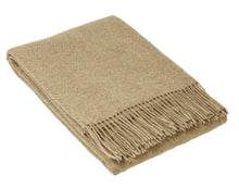 Hampton Wool Blend Throw - Camel