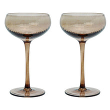 The Lou Smoke Coupe Glasses