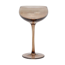 The Lou Smoke Coupe Glasses