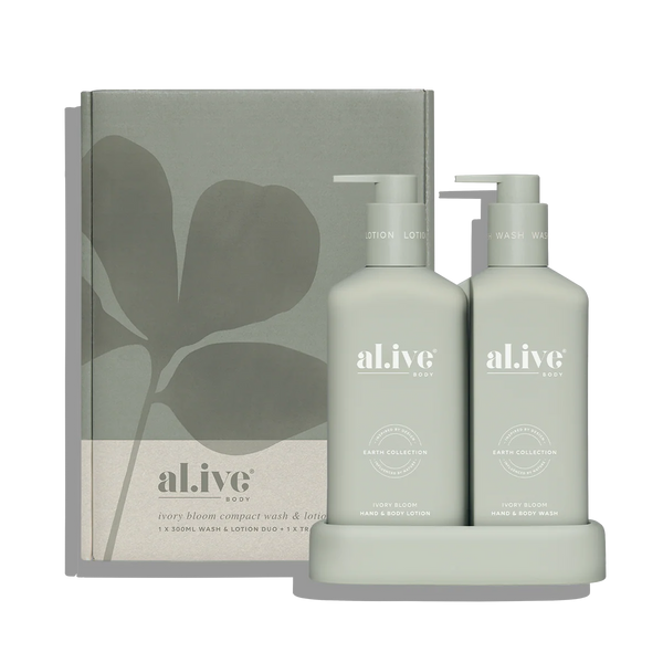 Wash & Lotion Duo Compact - Ivory Bloom