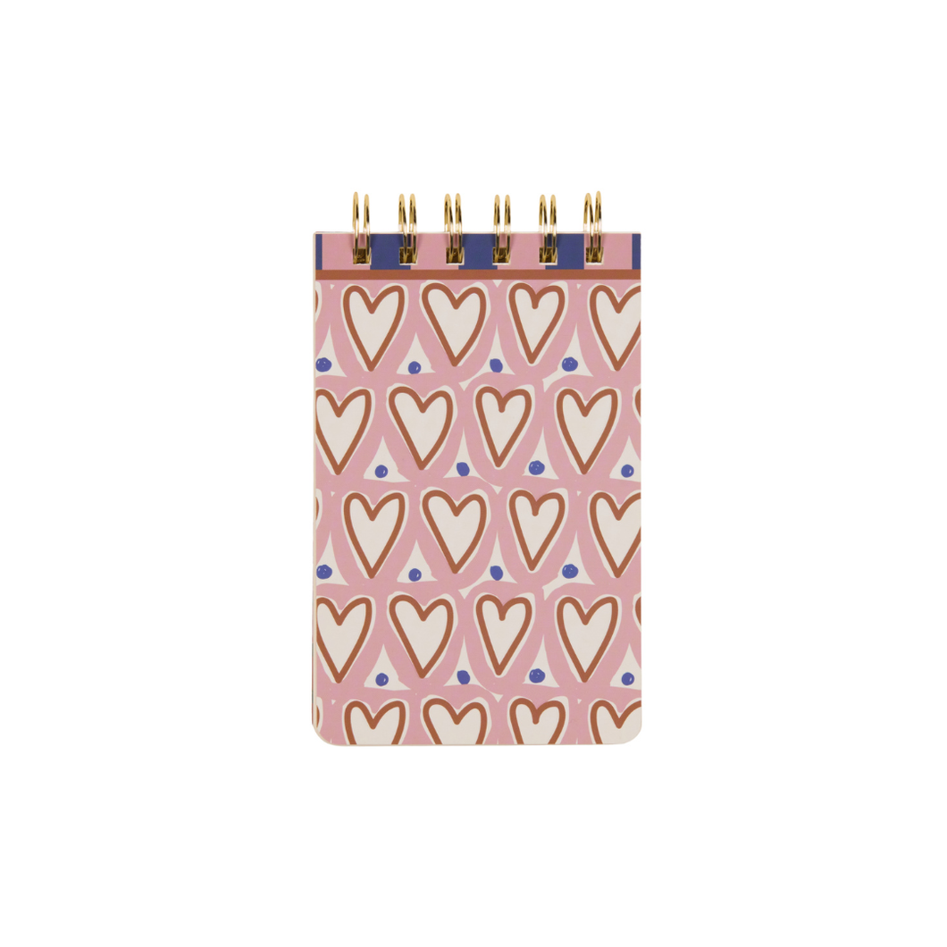 Hearts Twin Notepad