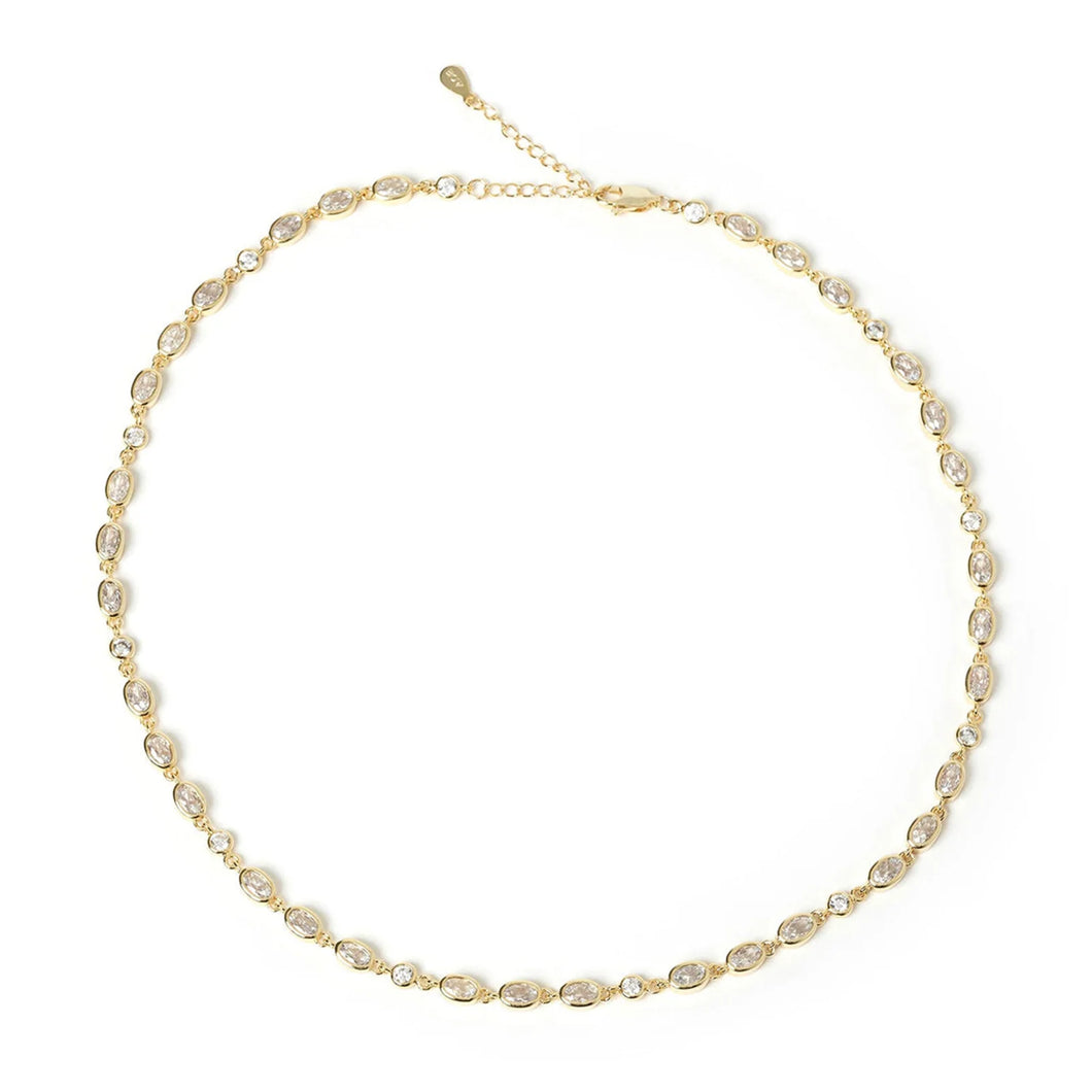 Isadora Gold Necklace- Stone