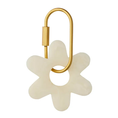 Kip Resin Key Ring Ivory
