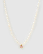 Kiki Pearl Heart Necklace