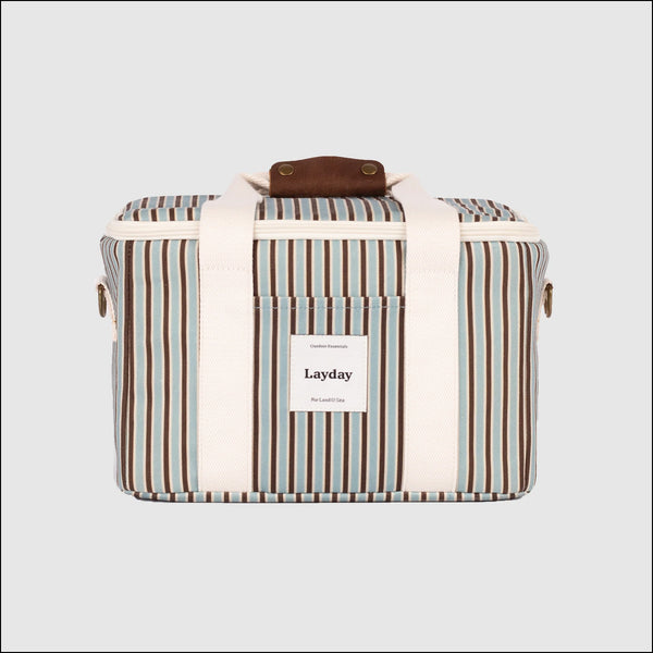Voyage Cooler - Sky Blue & Mocha