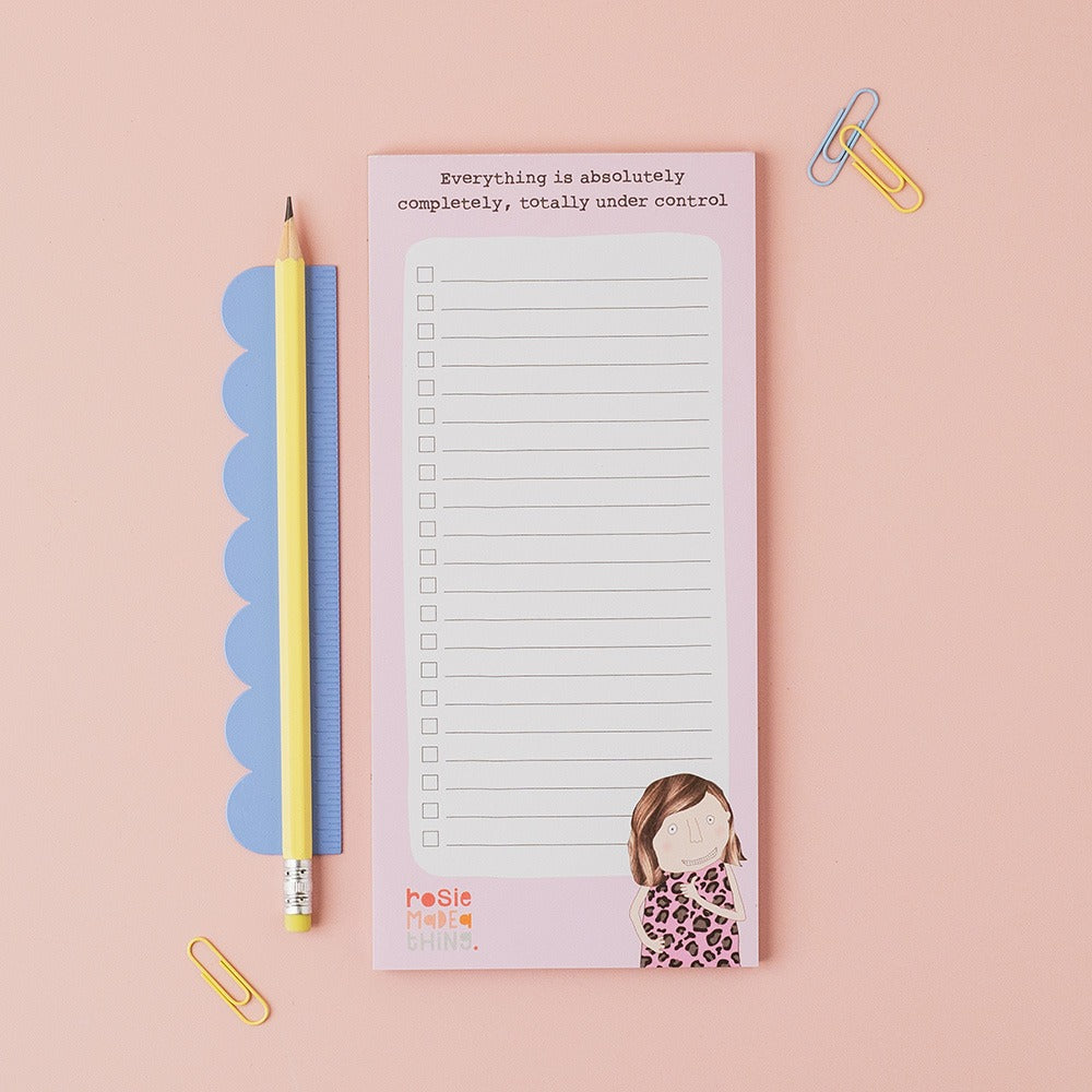 Rosie Made A Thing - Under Control - Magnetic Notepad