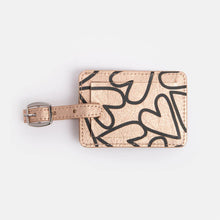 Rose Gold Hearts Luggage Tag