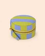 Green & Blue Stripe Mini Jewellery Box