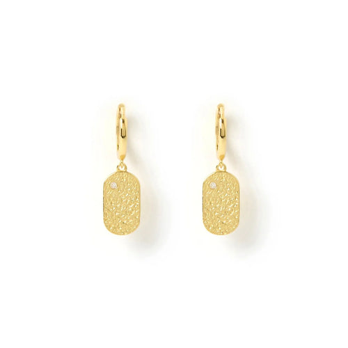 Mendoza Gold Huggie Earrings