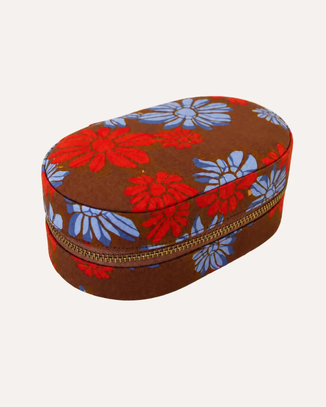 Floral Linen Jewellery Box