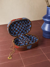 Floral Linen Jewellery Box