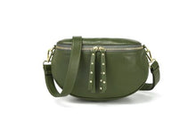 Obsessed Army/Gold Bag Leather Strap