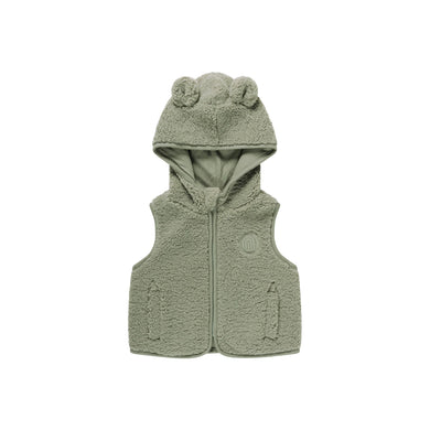 Sherpa Vest - Olive