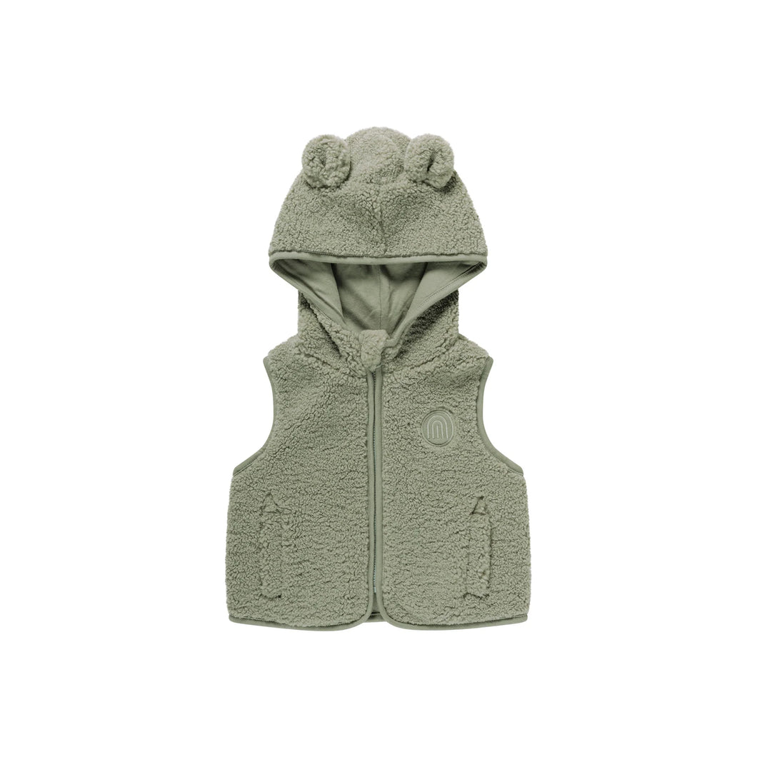 Sherpa Vest - Olive