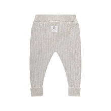 Organic Chunky Rib Knit Pant - Snow Marle