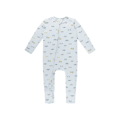 Day or Night Onesie - Blue Haze Cars
