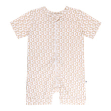 Onesie Zip Short Sleeve - Neutral Sunrise